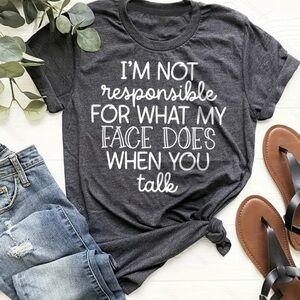 Graphic Tee with Humorous Quote